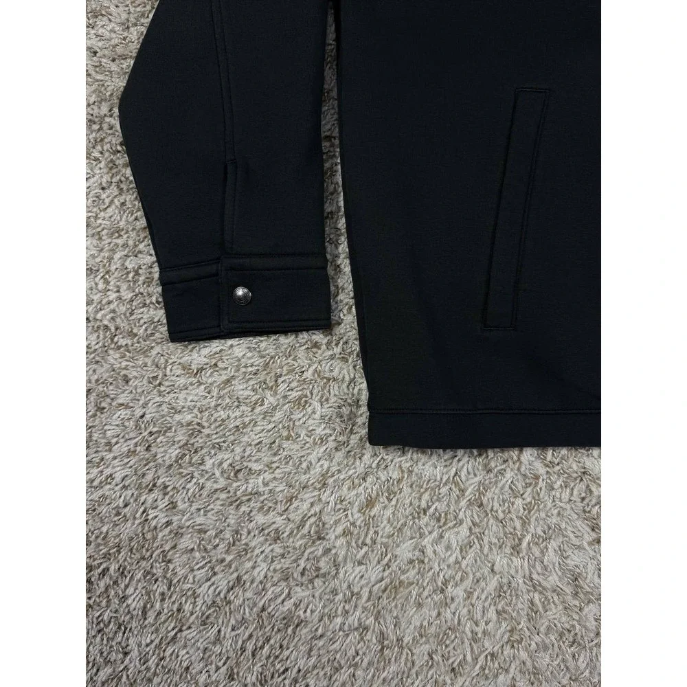 Polo Ralph Lauren Double-Knit Black Shirt Jacket Men's Size XL